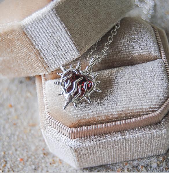 I Burn for Me Necklace- Ruby Red