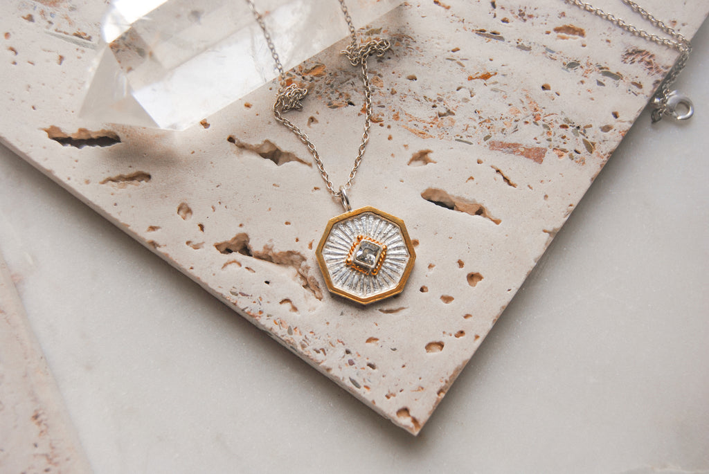 Angel pendulum necklace