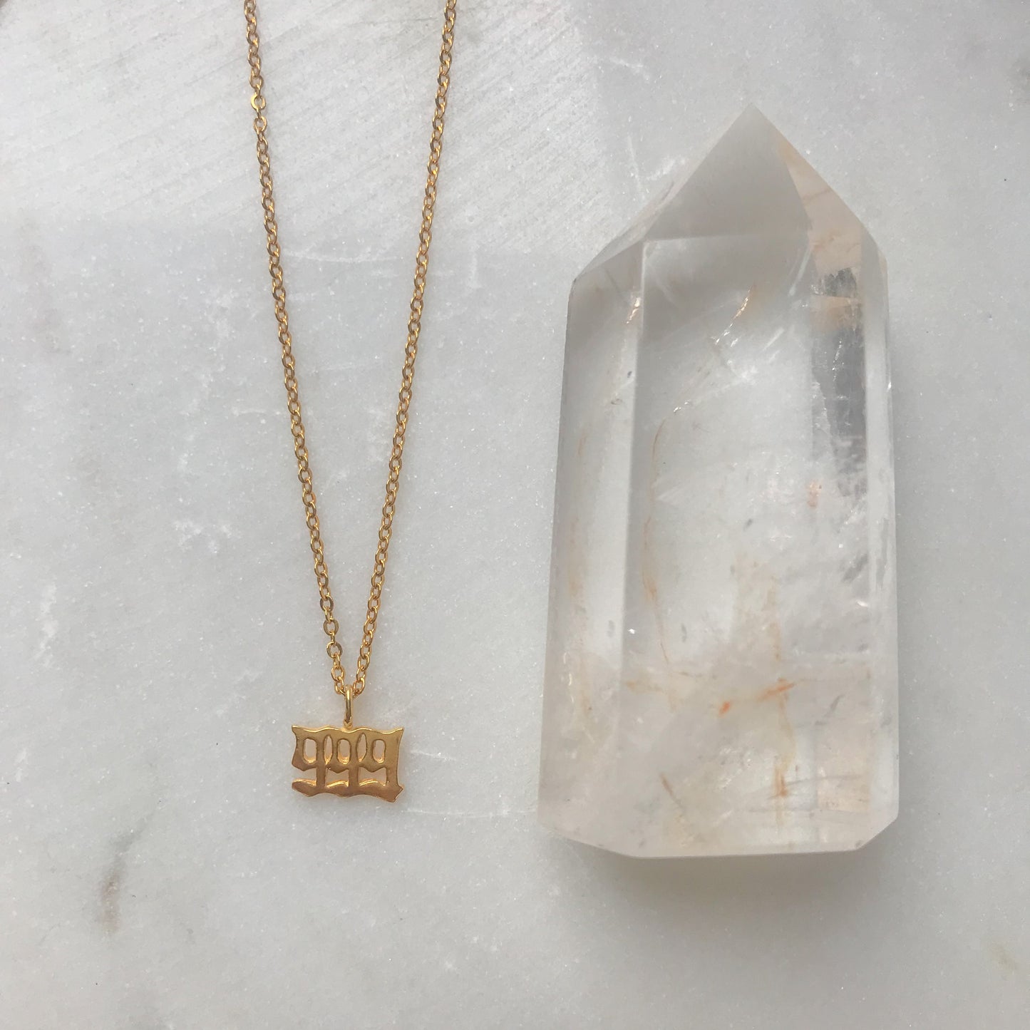 Angel energy mini Necklace - Gold