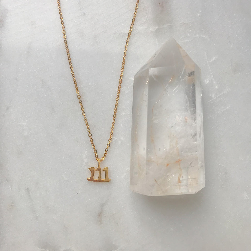 Angel energy mini Necklace - Gold