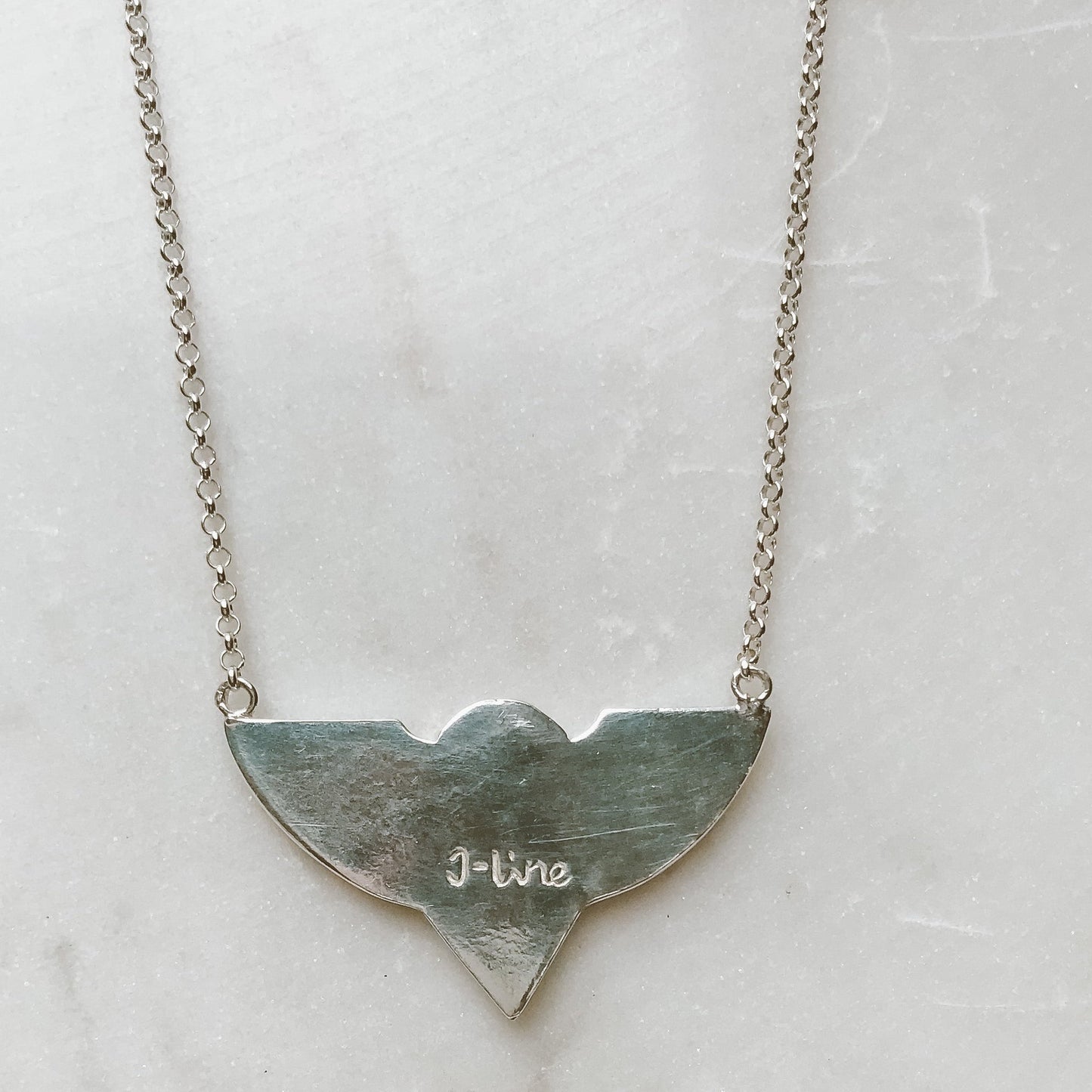 Guardian Angel Necklace- Silver