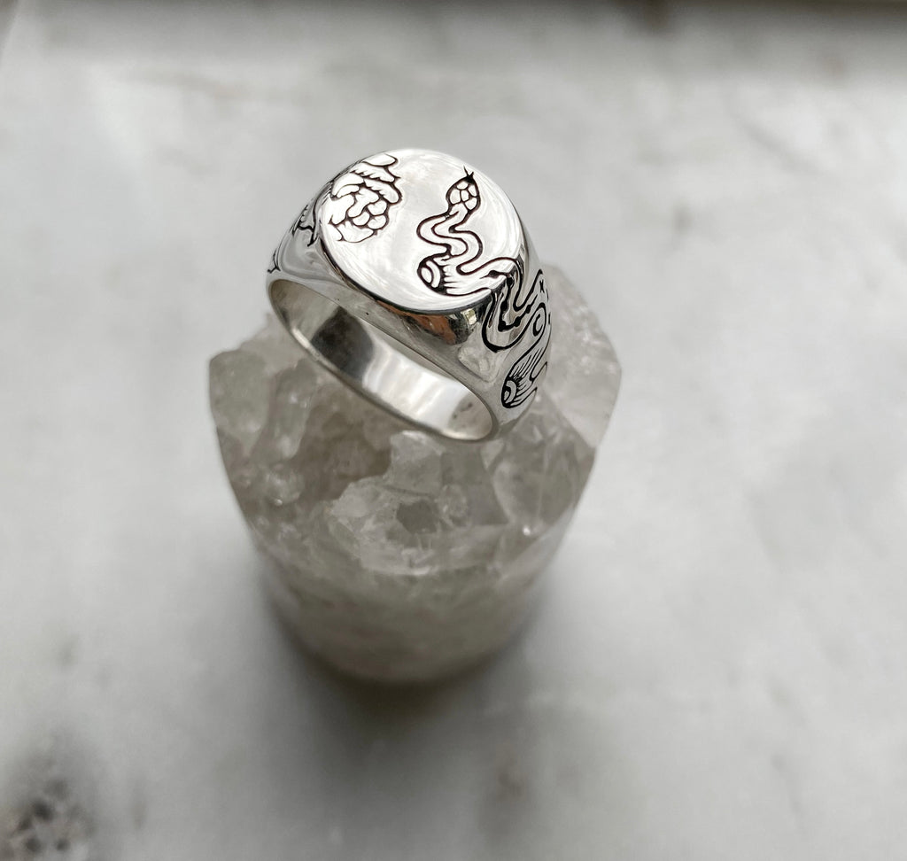 Heart On Fire Ring