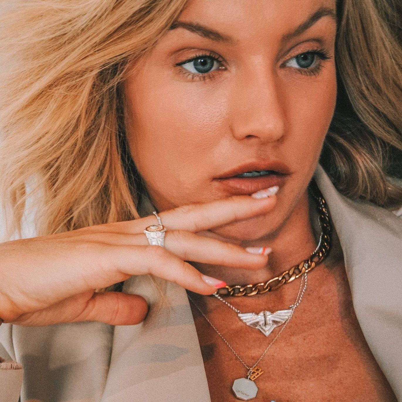 Guardian Angel Necklace- Silver