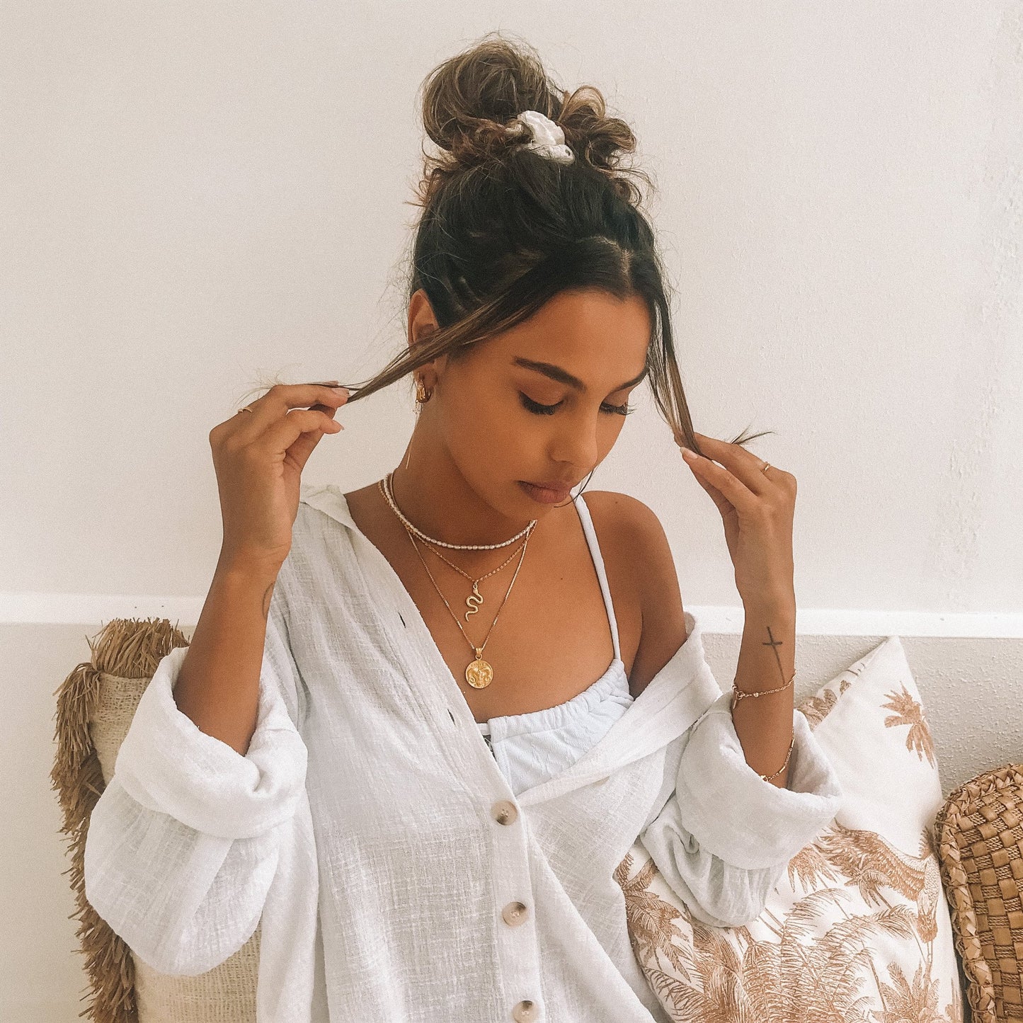 Luxe serpent necklace