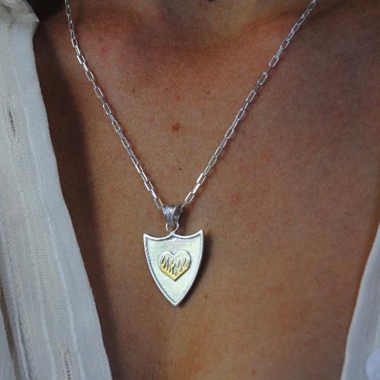 Hearts on fire necklace