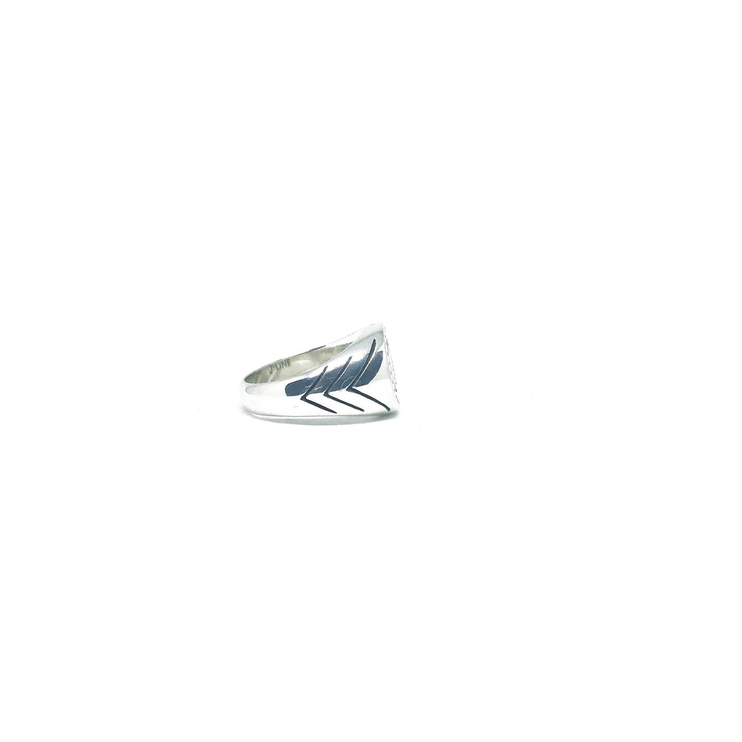 J-Line signet logo ring