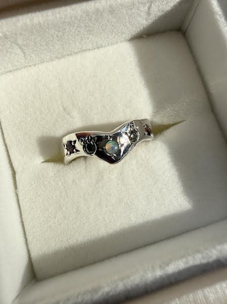 Add a Bead-Set Gemstone