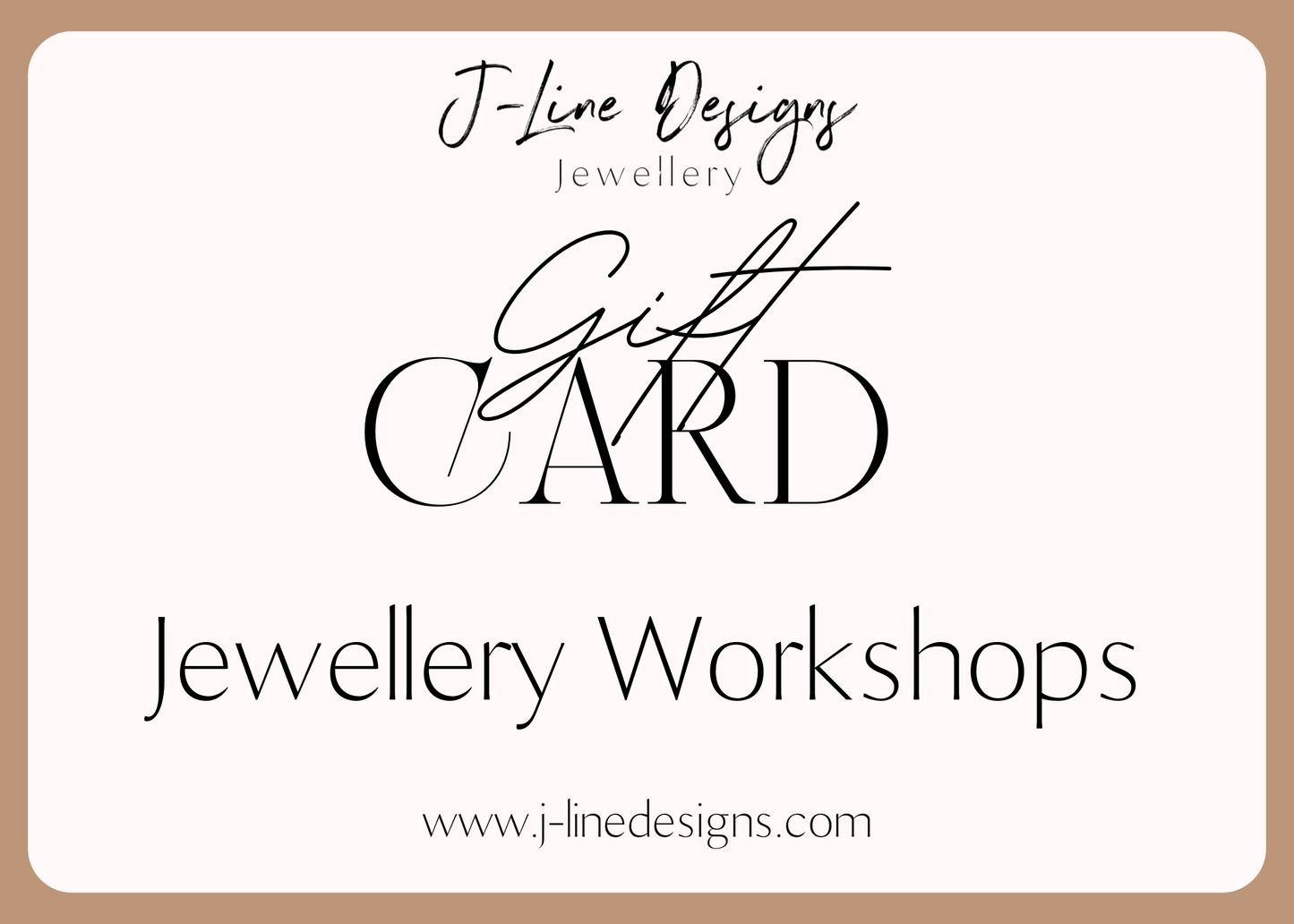 Gift Voucher- Jewellery Workshops