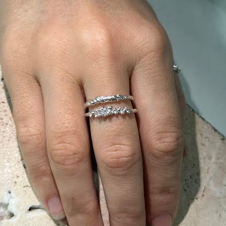 silver stacker ring