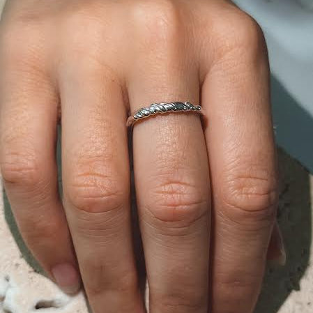 silver stacker ring