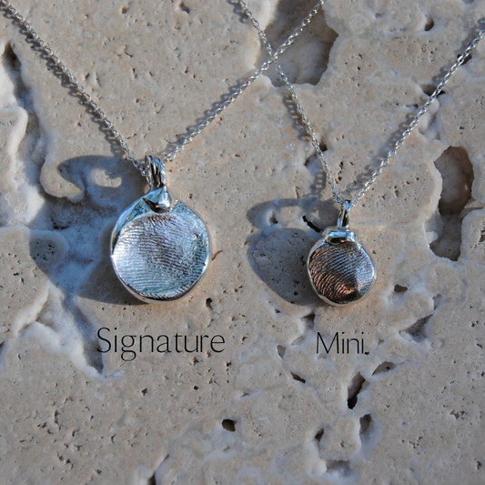 Impression Necklace | Sterling silver