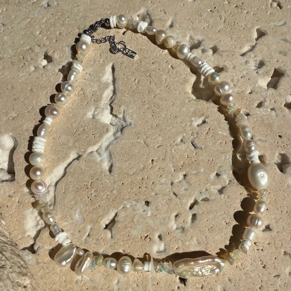 opal and pearl necklace