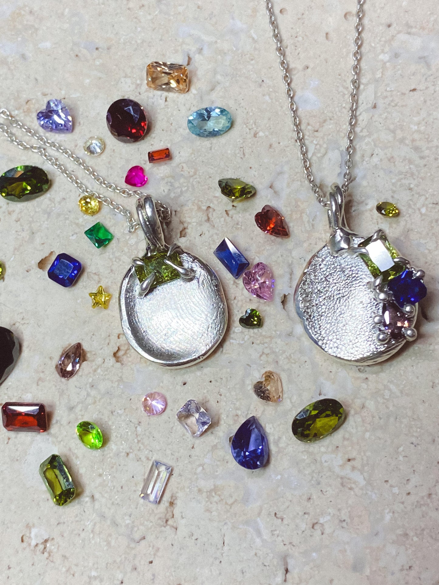 Add a Gemstone to your Fingerprint Pendant -ADD ON ONLY