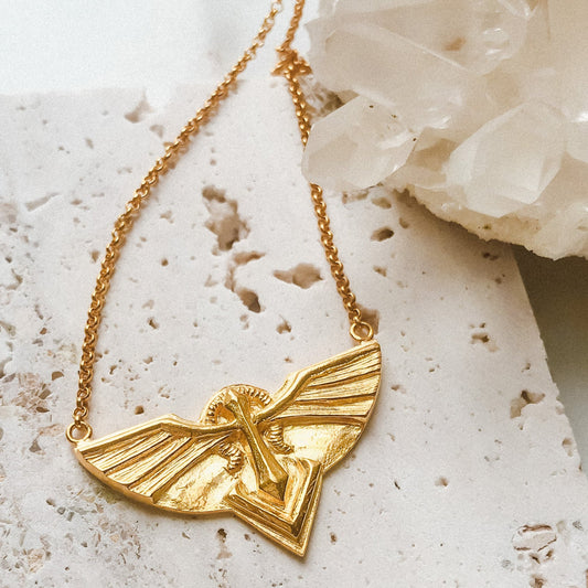 Guardian Angel Necklace - Gold