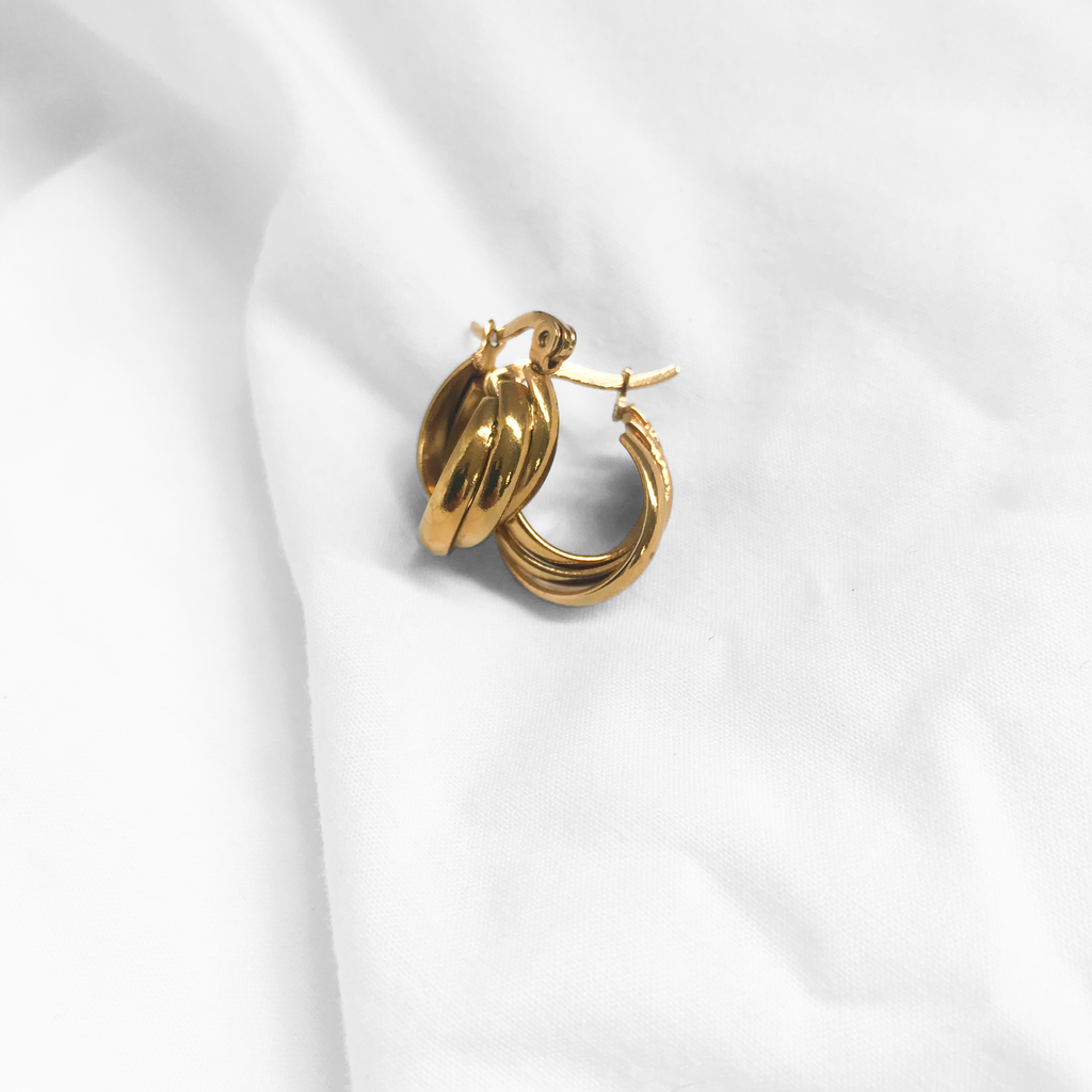 Yin & Yang charm necklace - Gold
