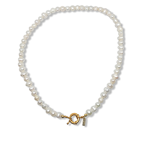 Pearl necklace - Gold clasp