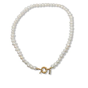 Pearl Necklace - Gold clasp